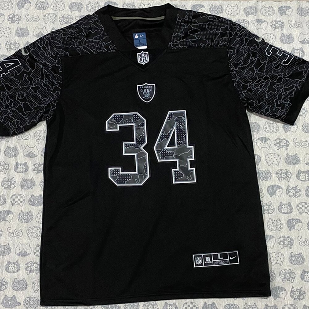 Nike Oakland Raiders Jackson No.34 Black Jersey